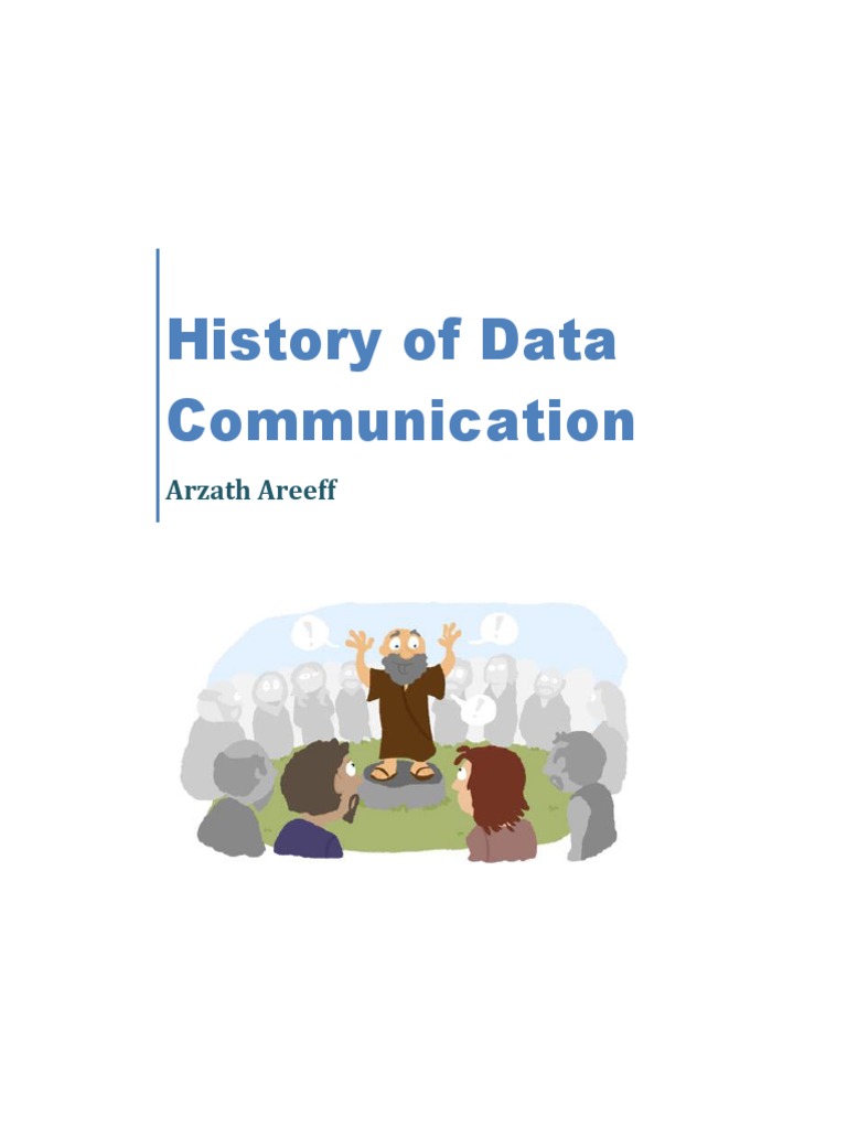 Evolution of Data Communication History | PDF | Telegraphy ...