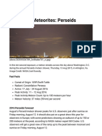 Perseid Meteor Shower Guide & Mars Iron Meteorite Discovery