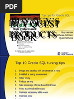 Buy Quest Products Buy Guy'S Book Buy Quest Products: Top Tips For Oracle SQL Tuning