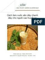 Cách Làm Nước Sắn Dây Chanh Dây Cho Người Cao Huyết Áp