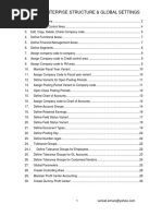 Chapter 2 Enterpise Structure & Global Settings