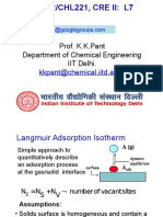 Prof. K.K.Pant Department of Chemical Engineering IIT Delhi