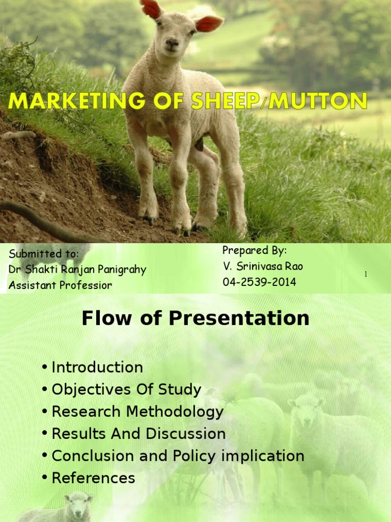 Mutton Marketing Analysis in Tamil Nadu | PDF | Sheep | Farmer