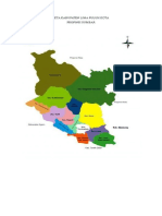 Peta Kabupaten Lima Puluh Kota Propinsi Sumbar