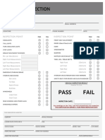UBER Inspection Form PDF