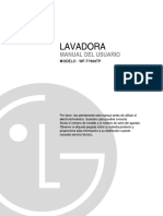 Manual Lavarropas LG WF-T7500TP PDF