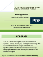 Mentan - Bahan Presentasi Mentan