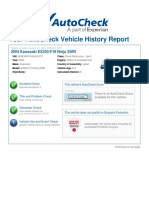 Your Autocheck Vehicle History Report: 2004 Kawasaki Ex250-F18 Ninja 250R