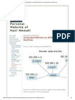 Using OpenIMSCore on Different Machines - Personal Website of Hani Nemati