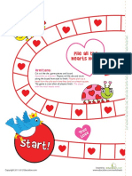 Valentine Sweetheart Board Game