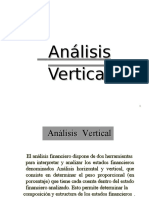 Analisis Vertical y Horizontal