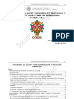 Guía docente Formación Profesional y Vinculación Comunitaria