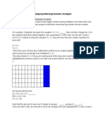 Multi Digitmultiplicationstrategies