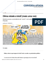 Dilma Rebate a IstoÉ (Mais Uma Vez) — Conversa Afiada