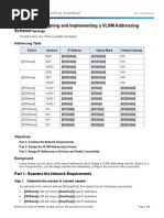 8.2.1.4 PT - Designing and Implementing A VLSM Addressing Scheme