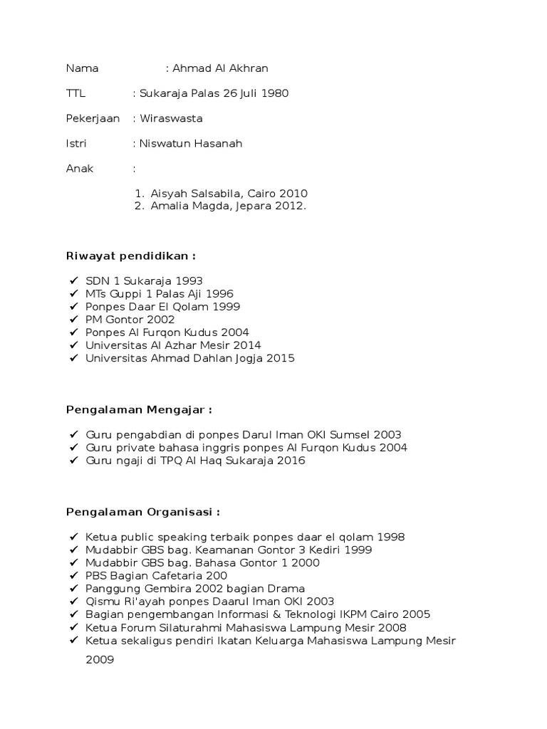 Curriculum vitae pemateri 07 picture