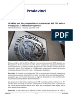 Que Dice El Fmi Sobre Venezuela Monitorprodavinci 2