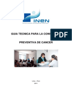 GT - Consejeria Preventiva de Cancer - Finalfinal2012 PDF