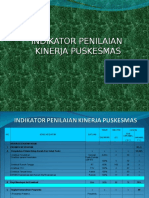 Indikator Penilaian Kinerja Puskesmas