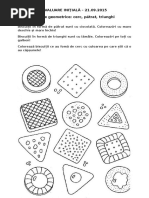 Fisa de lucru - forme geometrice