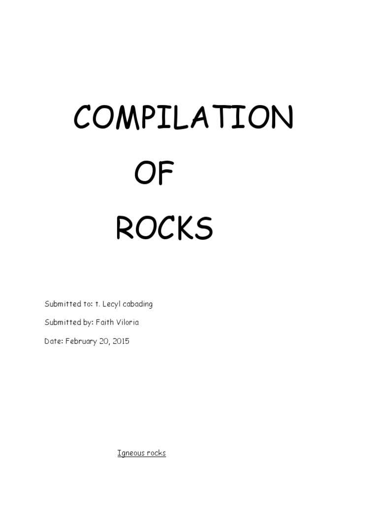 Overview of Rock Types and Uses | PDF