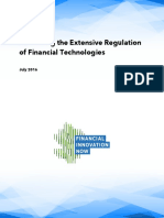 Examining The Extensive Regulation of Financial Technologies