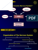 MCMP 407: Why Study The Autonomic Nervous System?