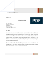 Sample Demand Letter