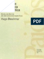 Avances en Psicoterapia Psicoanalitica -Hugo Bleichmar- (1)