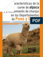 Características de La Carne de Alpaca