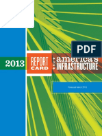 2013 Report Card For Americas Infrastructure