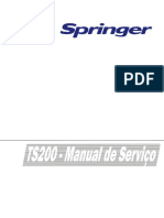 SPRINGER - TS200 - Manual de Serviço