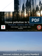 Ozone in Sequoia National Park