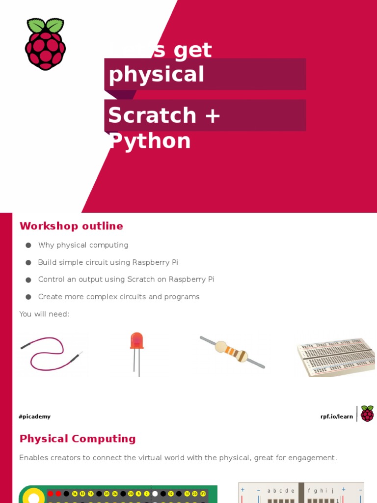 Physical Computing with Raspberry Pi | PDF | Raspberry Pi | Electrical ...