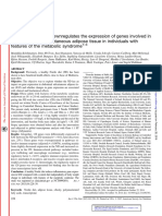 Healthy Nordic Diet Downregulates the Expression of Genes Involved in Inflammation in Subcutaneous Adipose Tissue in Individuals With Features of the Metabolic Syndrome