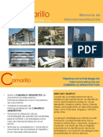 CAMARILLO Arquitectos - Memoria Internacional PDF