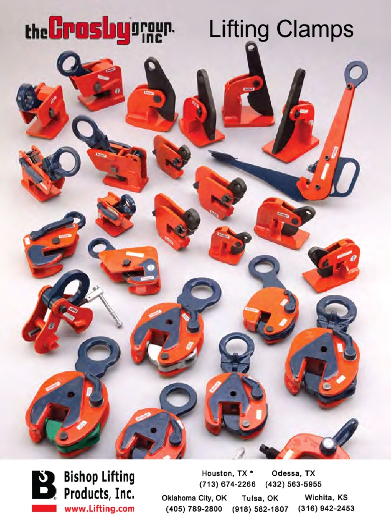 Crosby Lifting Clamps Structural Steel