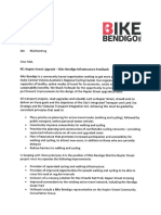 2016_07 - Bike Bendigo - VicRoads Napier Street Submission