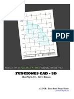 Manual de Topografía Minera Computacional. Funciones CAD 3D; MineSight 3D - Nivel Básico - V 1.1 CivilGeeks.com