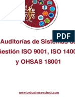 Auditorías Sistemas Gestión ISO