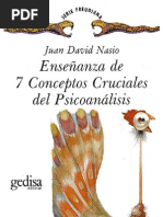 Juan David Nasio - Enseñanza de 7 Conceptos Cruciales de Psicoanalis