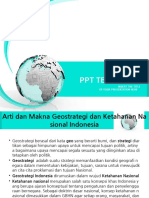 GEOSTRATEGI INDONESIA DAN KETAHANAN NASIONAL