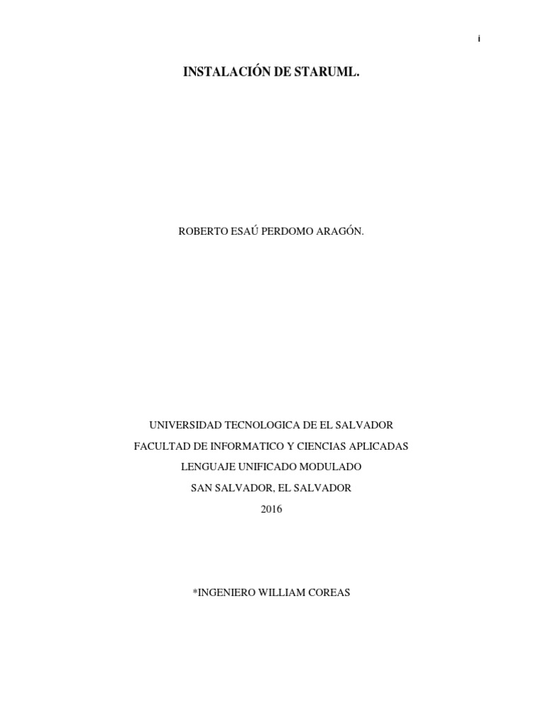 Instalando Staruml V5 | PDF | Microprocesador | Microsoft Windows