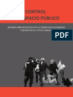 Control del Espacio Público. Informe sobre retrocesos en las libertades de expresión y reunión en el actual gobierno