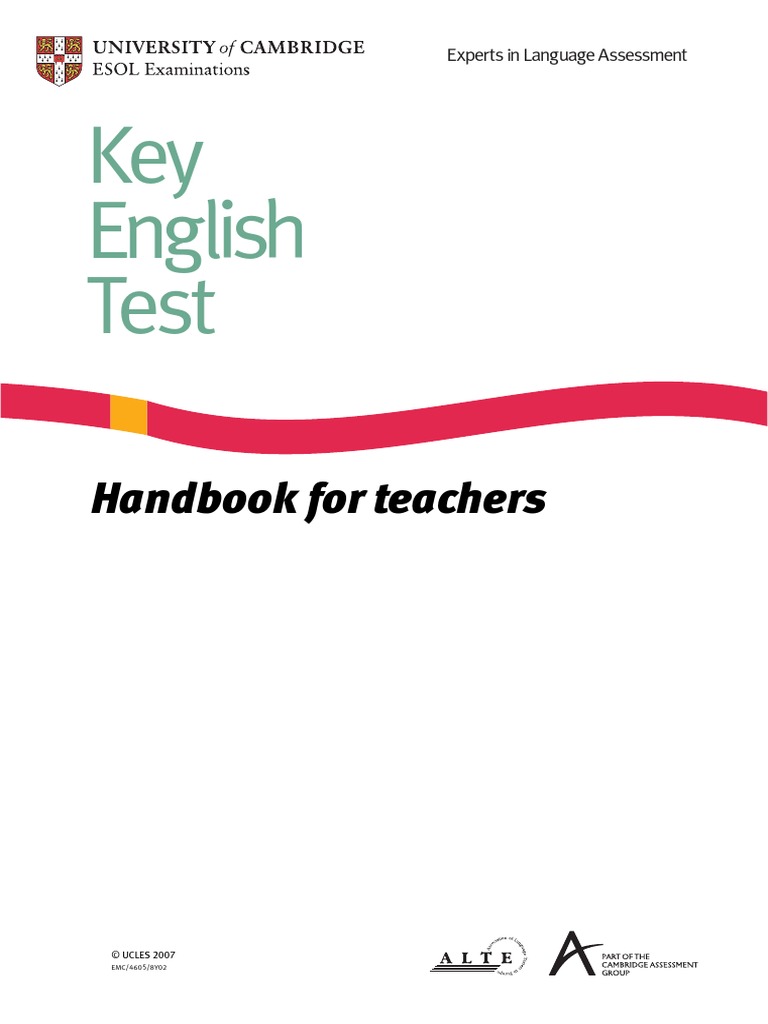 Key English Test: Handbook For Teachers | PDF