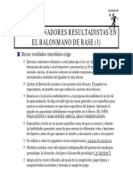 Los Entrenadores Resultadistas en El Balonmano Base. Jesús Rivilla