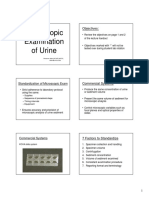 Microscopic Examination of Urine Lecture