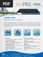 MyPBX U500 Datasheet En