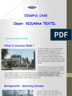 Successful Case: Client: Vicunha Textil