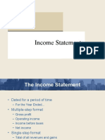 Income Statements